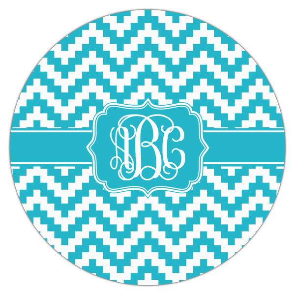 Pixelated Chevron Icing Circle - Large - Single
