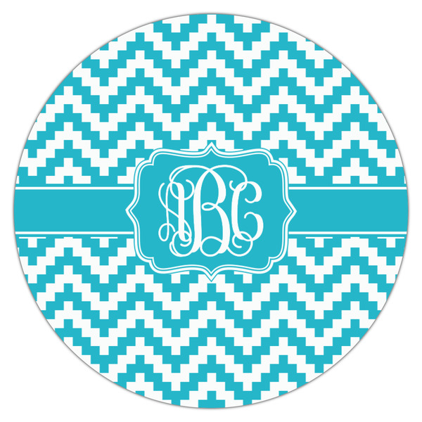 Pixelated Chevron Icing Circle - Medium - Single