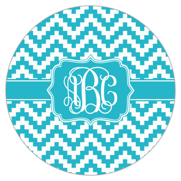 Pixelated Chevron Icing Circle - Small - Single