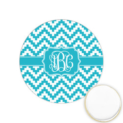 Pixelated Chevron Printed Cookie Topper - 1.25" (Personalized)