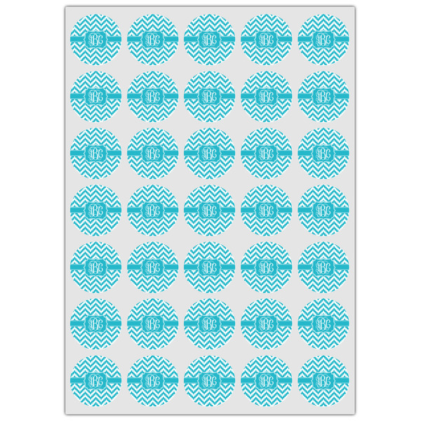 Pixelated Chevron Icing Circle - XSmall - Set of 35