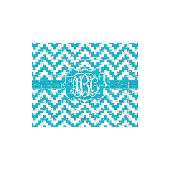 Custom Pixelated Chevron 110 pc Jigsaw Puzzle (Personalized)