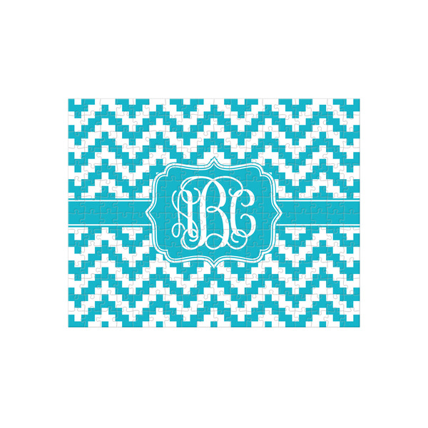 Custom Pixelated Chevron 252 pc Jigsaw Puzzle (Personalized)