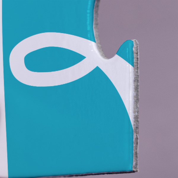 Pixelated Chevron Jigsaw Puzzle 30 Piece  - Close Up