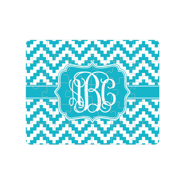 Custom Pixelated Chevron Jigsaw Puzzles (Personalized)