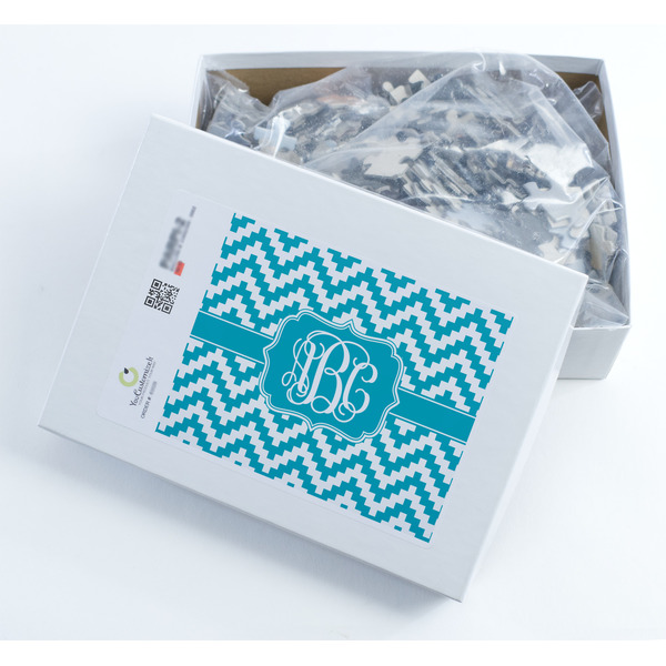 Pixelated Chevron Jigsaw Puzzle 500 Piece - Box