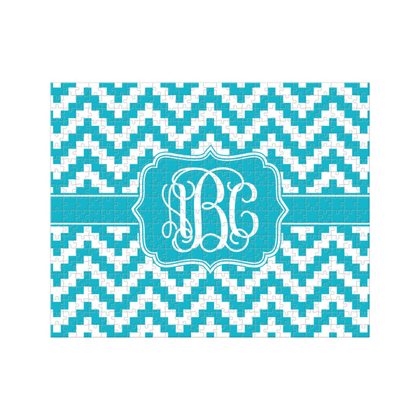 Custom Pixelated Chevron 500 pc Jigsaw Puzzle (Personalized)