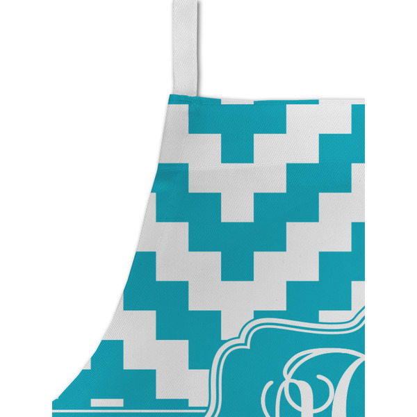 Pixelated Chevron Kid's Aprons - Detail