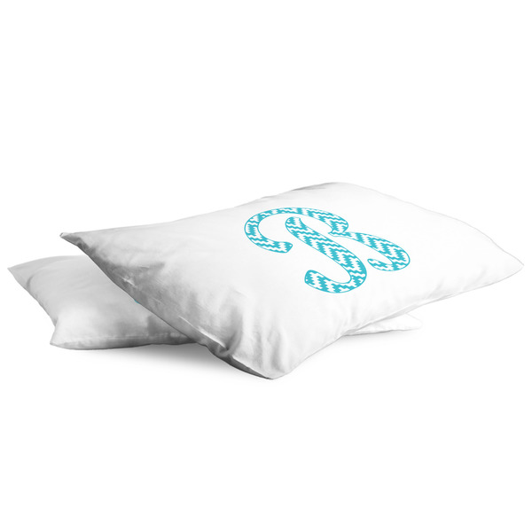 Pixelated Chevron King Pillow Case - TWO (partial print)