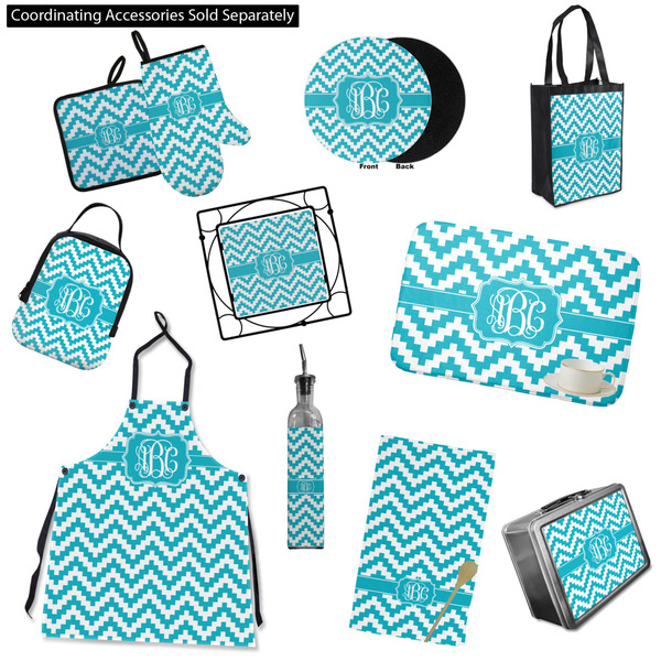 Pixelated Chevron Kitchen Accessories & Decor