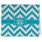 Pixelated Chevron Kitchen Towel - Poly Cotton w/ Monograms