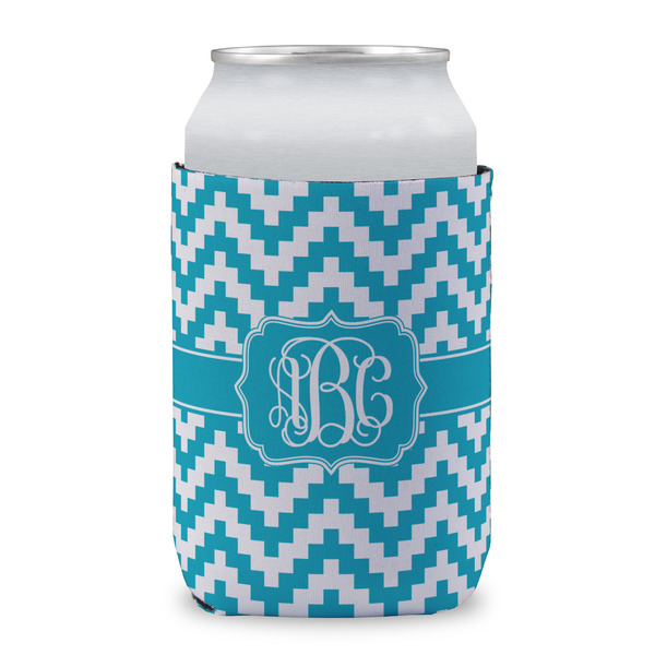 Pixelated Chevron Can Sleeve