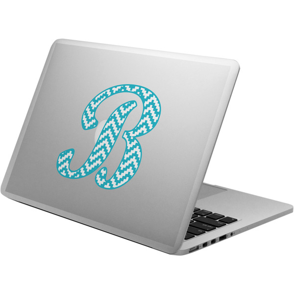 Custom Pixelated Chevron Laptop Decal (Personalized)