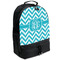 Pixelated Chevron Large Backpack - Black - Angled View