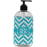 Pixelated Chevron Plastic Soap / Lotion Dispenser (Personalized)