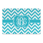 Pixelated Chevron Large Rectangle Car Magnet (Personalized)