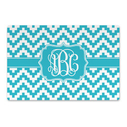 Pixelated Chevron Large Rectangle Car Magnet (Personalized)