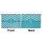 Pixelated Chevron Large Zipper Pouch Approval (Front and Back)