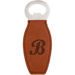 Pixelated Chevron Leatherette Bottle Opener (Personalized)