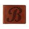 Pixelated Chevron Leather Bifold Wallet - Single