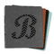 Pixelated Chevron Leather Binders - 1" - Color Options