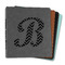 Pixelated Chevron Leather Binder - 1" (Personalized)