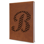 Pixelated Chevron Leatherette Journal - Large - Single Sided (Personalized)