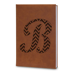 Pixelated Chevron Leatherette Journal - Large - Double Sided (Personalized)