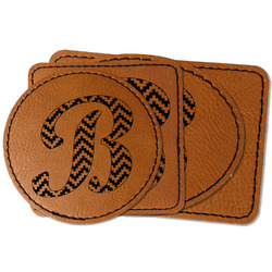 Pixelated Chevron Faux Leather Iron On Patch (Personalized)