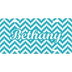 Pixelated Chevron Front License Plate (Personalized)