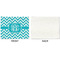 Pixelated Chevron Linen Placemat - APPROVAL Single (single sided)