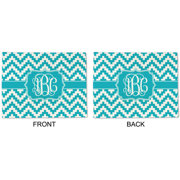 Pixelated Chevron Linen Placemat - APPROVAL (double sided)