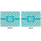 Pixelated Chevron Linen Placemat - APPROVAL (double sided)