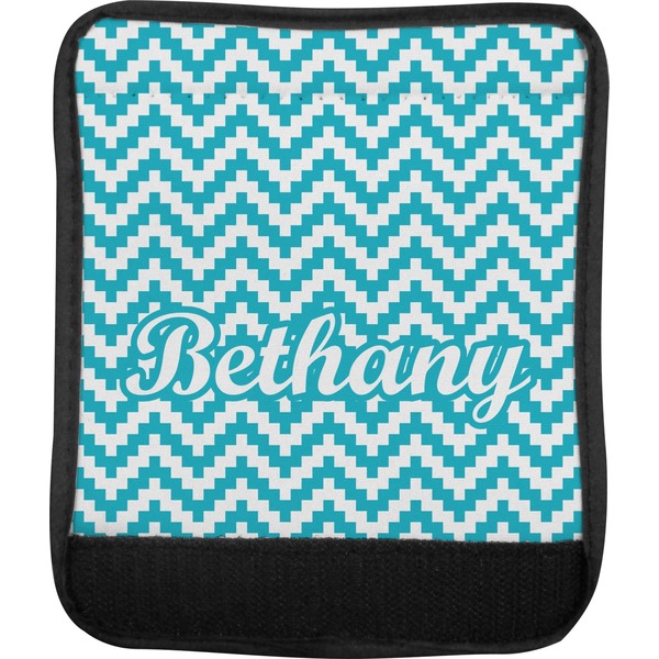 Pixelated Chevron Luggage Handle Wrap (Approval)