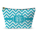Pixelated Chevron Makeup Bag - Small - 8.5"x4.5" (Personalized)