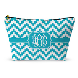 Pixelated Chevron Makeup Bags (Personalized)