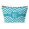 Pixelated Chevron Structured Accessory Purse (Front)
