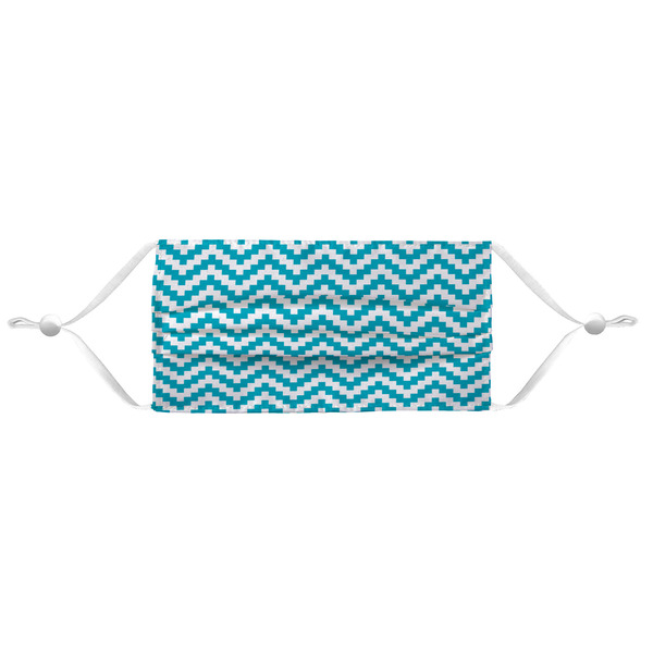 Pixelated Chevron Mask - Pleated (new) APPROVAL