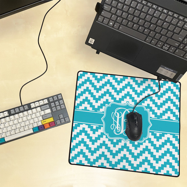 Pixelated Chevron Medium Gaming Mats - LIFESTYLE
