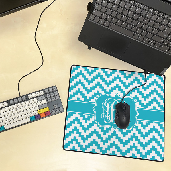 Pixelated Chevron Medium Gaming Mats - LIFESTYLE