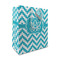 Pixelated Chevron Medium Gift Bag (Personalized)
