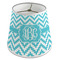 Pixelated Chevron Poly Film Empire Lampshade - Angle View