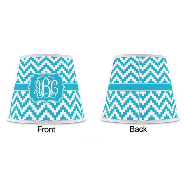 Pixelated Chevron Poly Film Empire Lampshade - Approval