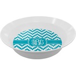 Pixelated Chevron Melamine Bowl (Personalized)