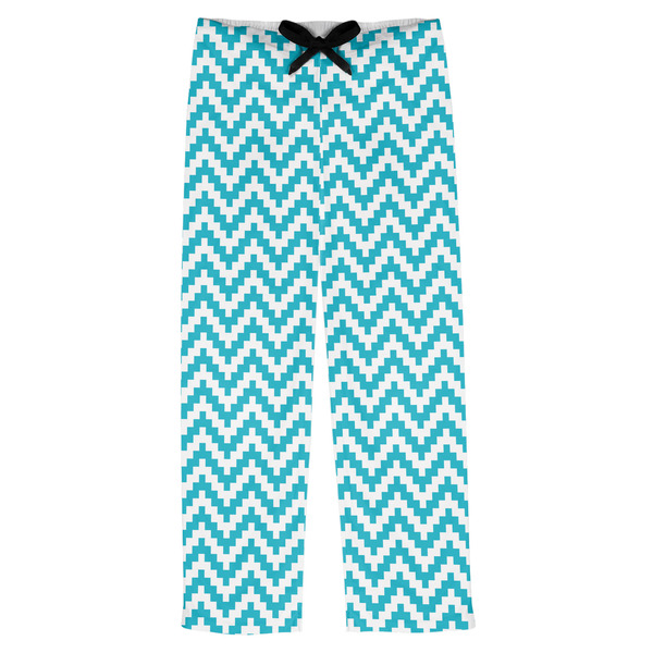 Custom Pixelated Chevron Mens Pajama Pants