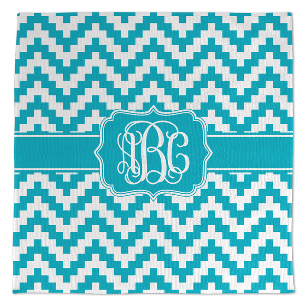Custom Pixelated Chevron Microfiber Dish Towel (Personalized)