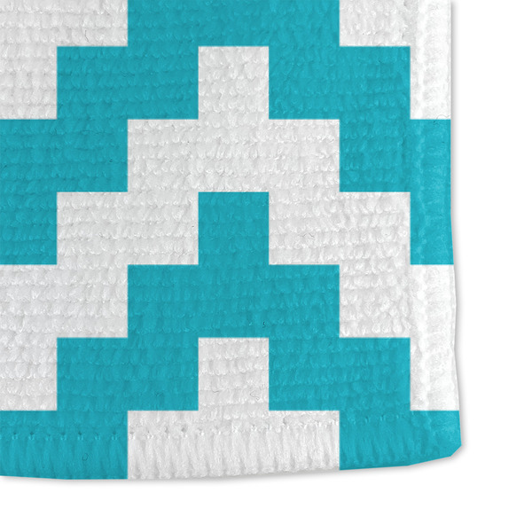 Pixelated Chevron Microfiber Dish Towel - DETAIL