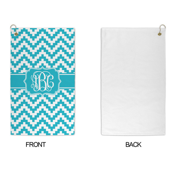 Pixelated Chevron Microfiber Golf Towels - APPROVAL