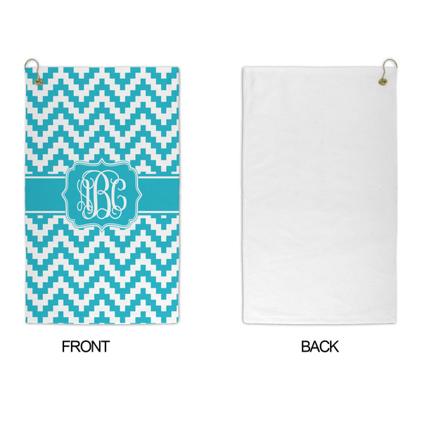 Pixelated Chevron Microfiber Golf Towels - APPROVAL