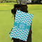 Pixelated Chevron Microfiber Golf Towels - LIFESTYLE